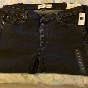 GAP 1969 Tru Skinny High Rise Button Fly Jeans